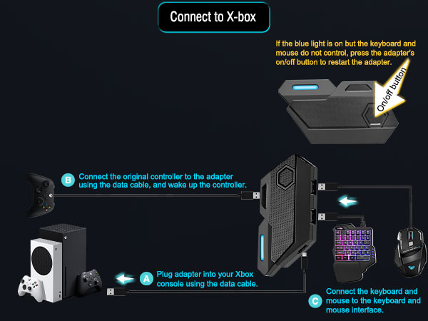 xbox keyboard adapter