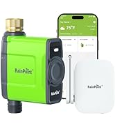RAINPOINT WiFi Water Timer for Garden Hose, WiFi Sprinkler Controller, Smart Hose Timer Valve, Au...