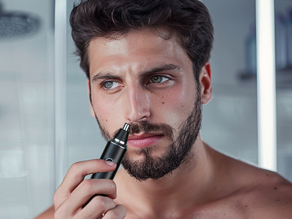 Ear and Nose Hair Trimmer for Men Women,Painless USB Rechargeable Electric Nose Hair Trimmer Clipper