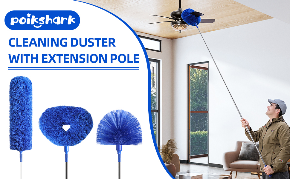Cleaning Duster With Extension Pole