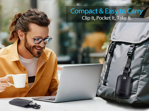 TWOPAN Nano SSD Genuine Leather Case