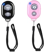 Cellphone Remote Shutter for Smartphones and Tablets, AOQIYUE Wireless Camera Remote Control Comp...
