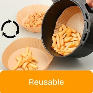 Reusable air fryer liner