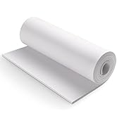 White Eva Foam Cosplay Sheets roll,Premium eva Foam 5mm Thick,59" x 13.9", High Density 86kg/m3 f...
