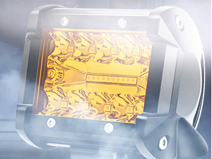 4 Inch 60W Amber LED Pods with Wiring Harness kit