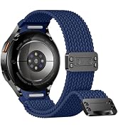 Charlam One Click No Gap Braided Bands Compatible with Samsung Galaxy Watch 7 Band 6 5 4 FE 40mm ...