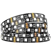 BTF-LIGHTING 5050 RGBW RGB+Cool White(6000K-7000K) 4 Colors in 1 LED 5m 16.4ft 60LEDs/m Multi-Col...