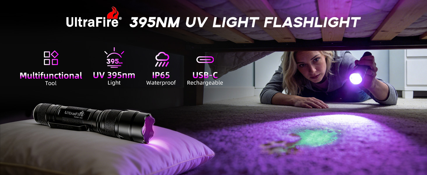 WF-502BX-395 UV Flashlight
