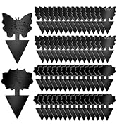 Fruit Fly Traps, 60 Pack Black Sticky Traps, Fungus Gnat Traps, Plant Fly Stickers for Indoor and...