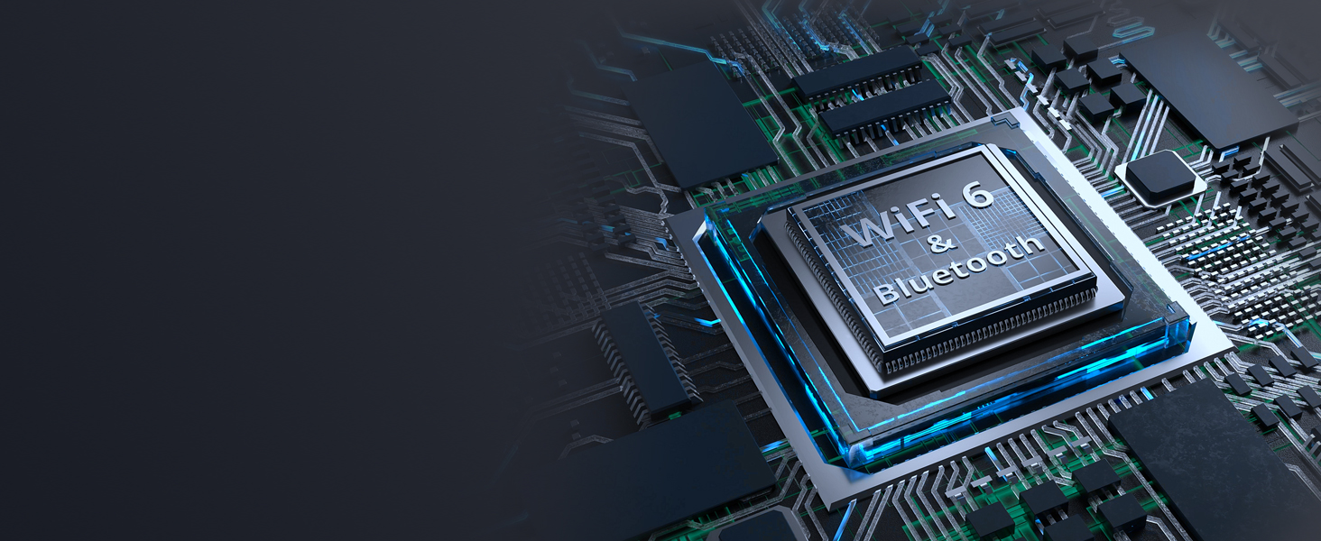 Realtek Chip for the Adapter Supporting Dual Band WiFi 6 Speeds and Bluetooth Connections