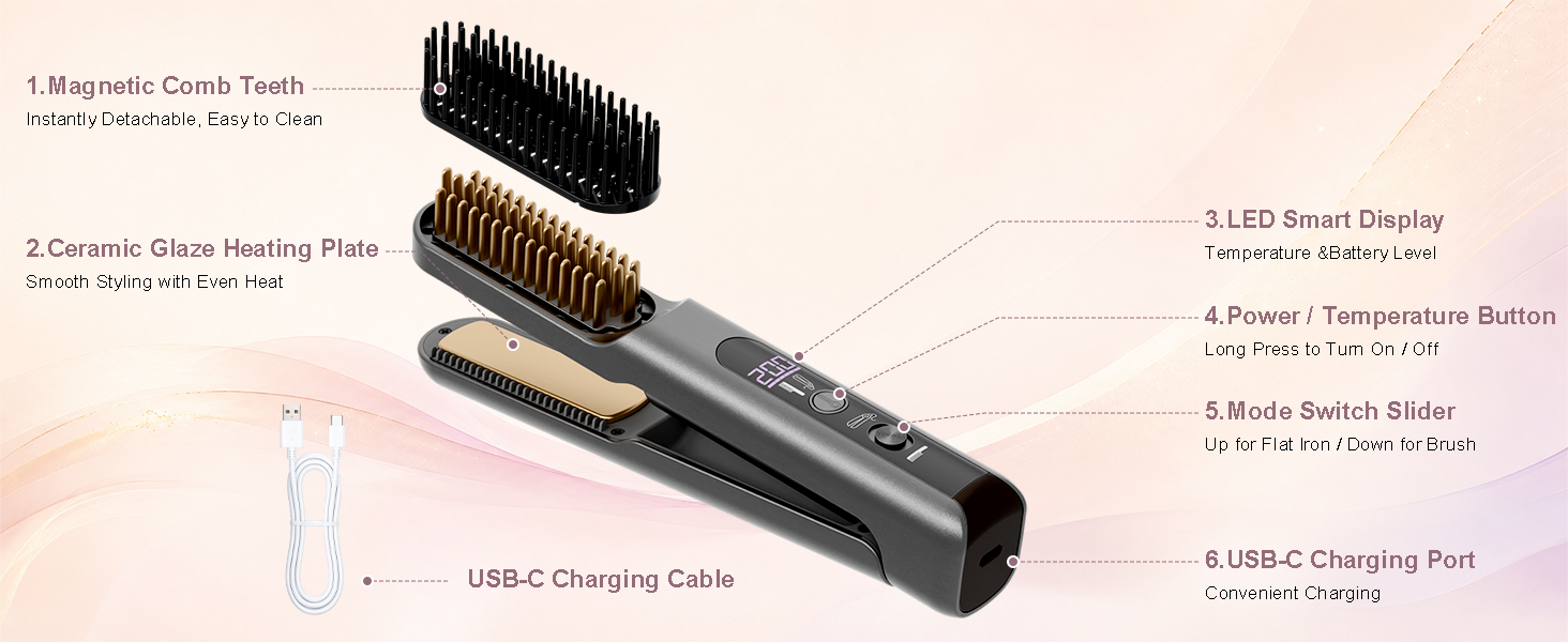 portable hair straightener