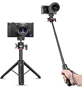 ULANZI MT-73 Extension Pole Tripod, Mini Selfie Stick Tripod Stand Handle Grip for Webcam Canon G...