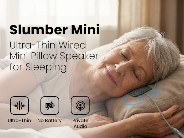 wired pillow speaker