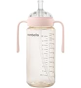 Mombella Classic 2 in 1 Baby Bottle &amp; Straw Cup with Handle, PPSU Baby Bottles &amp; Sippy Cup, Skins...