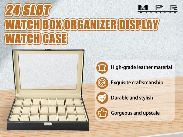 24 Slot Watch Box