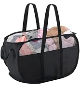 Collapsible Laundry Baskets,75L Large Capacity Pop Up Laundry Hamper with Reinforced Handles Ligh...