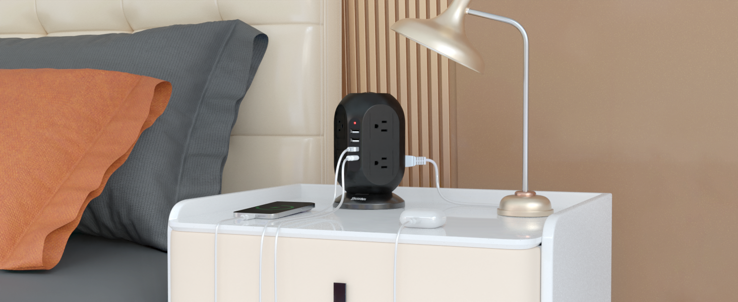 multi plug outlet with usb ports