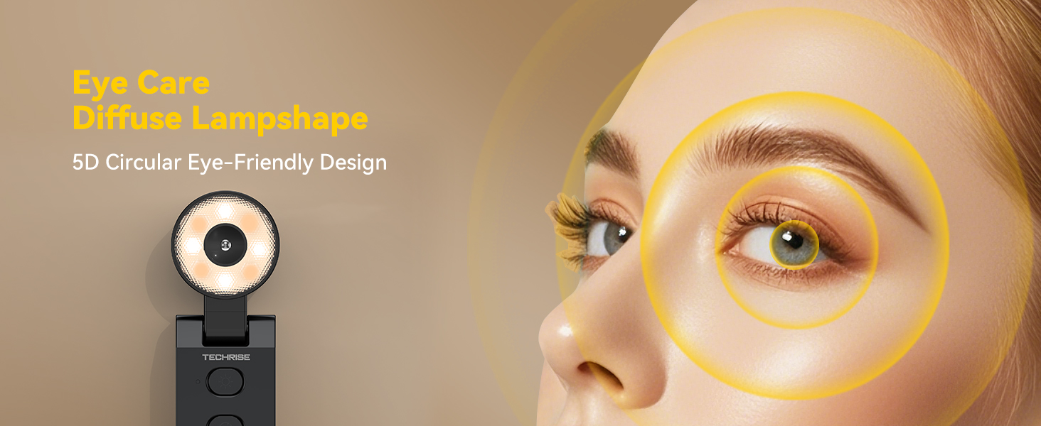 reading light for bed 5D Circular Eye-Friendly Designer, even light to reduce eye strain