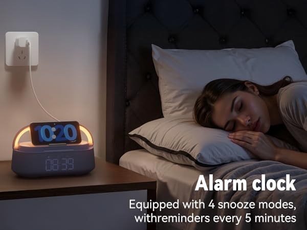 Bluetooth Speaker with Fast Wireless Charger,FM Radio