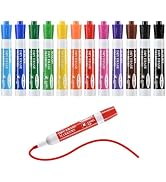 SUQJOY Dry Erase Markers, Chisel Tip Whiteboard Markers, Low Odor Thick Dry Markers, 12 Pack 12 A...
