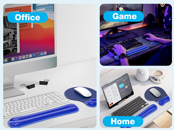 mouse pad with wrist rest