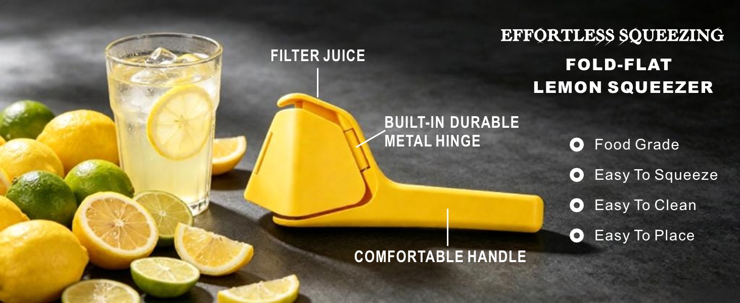 squeezer juicer lemon manual squeeze citrus hand press fluicer juice lime handheld flat extractor