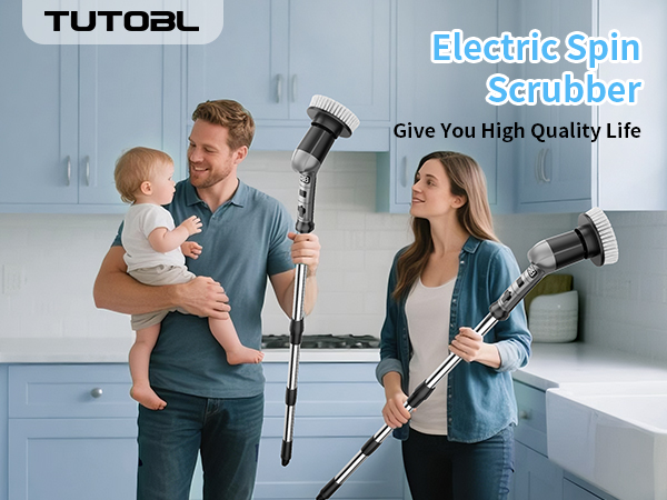 electric spin scrubber