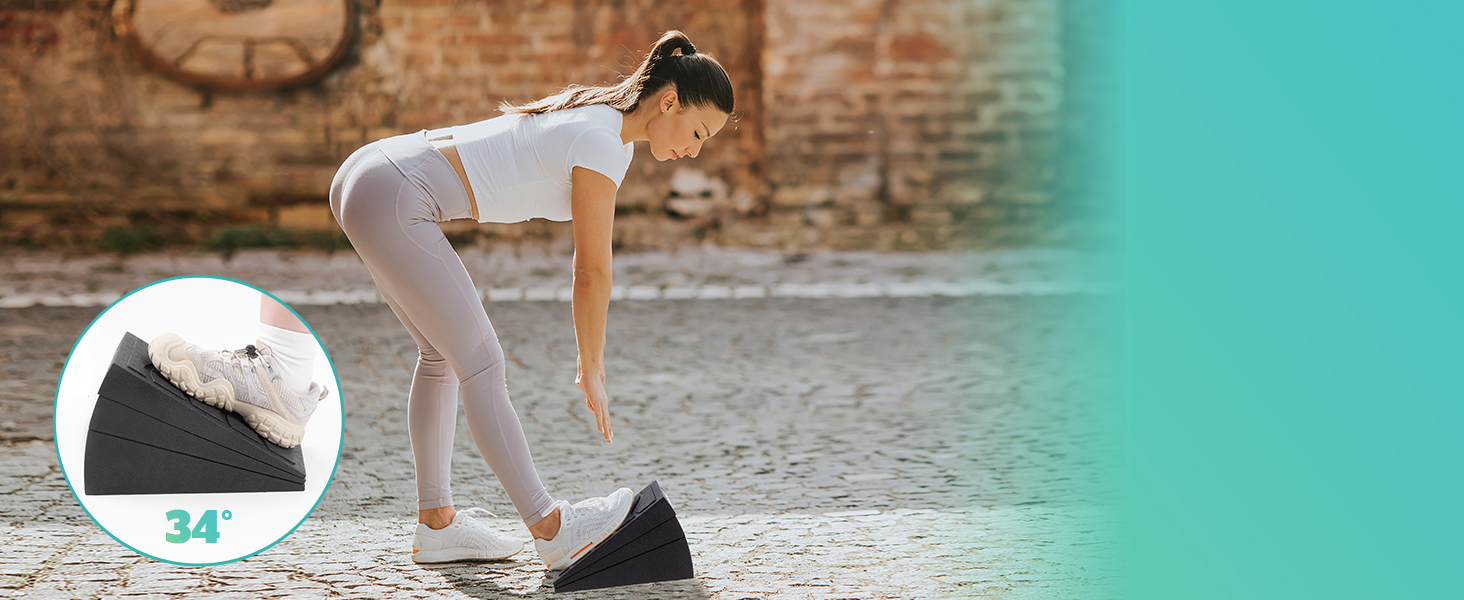 slant board for calf stretching