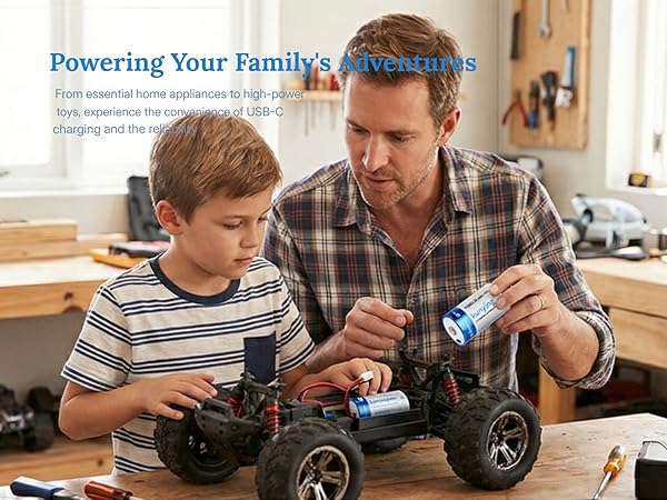 rechargeable d battery