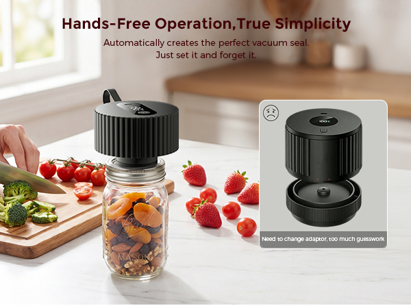 mason jar vacuum sealer