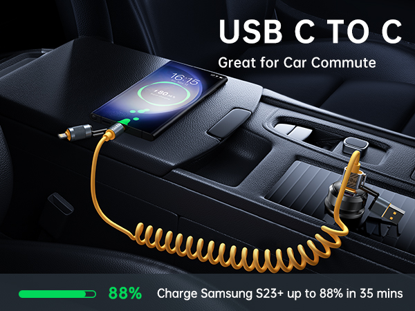 coiled lightning cable