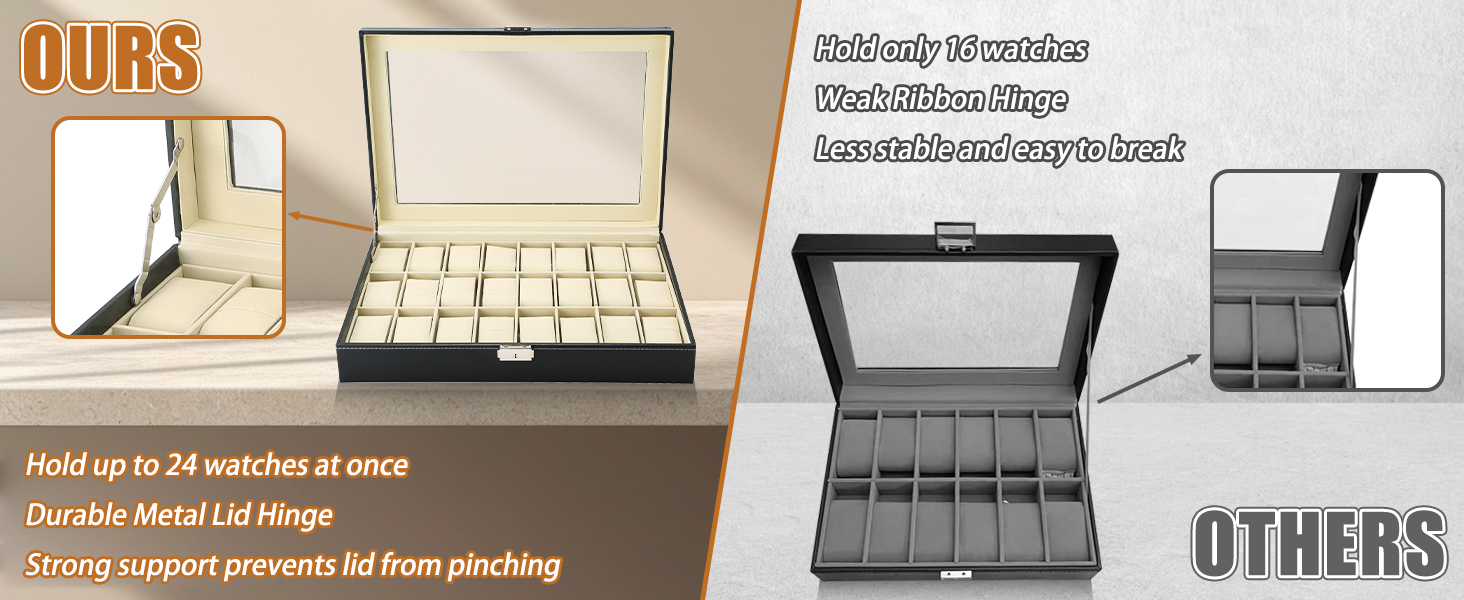 24 Slot Watch Box