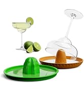 Pund'it Salt of The Border, Margarita Salt Rimmer and Manual Hand Juicer Set