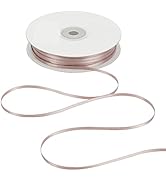 HUIHUANG Solid Color Satin Ribbon 1/8 inch x 100 Yards Roll Ribbon Double Faced for Crafts Gift W...