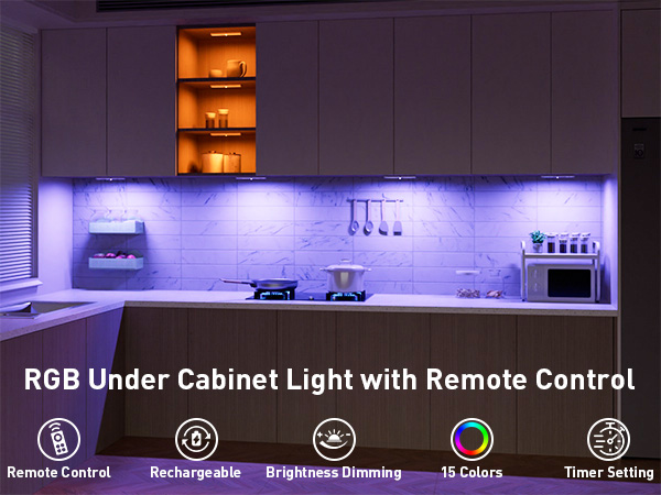 Under Cabinet Light Wireless with Remote