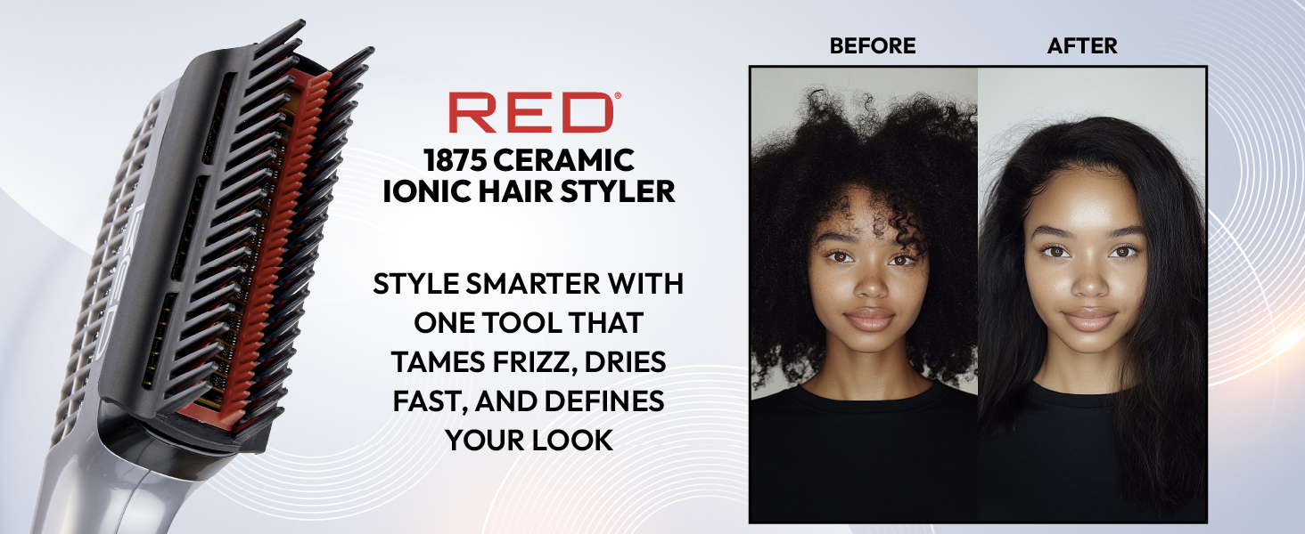 RED by KISS 1875 Ceramic Ionic Hair Styler
