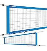 Replacement Pool Volleyball Net with Scoring Clamp - Adjustable Length 15ft - 26ft Universal for ...