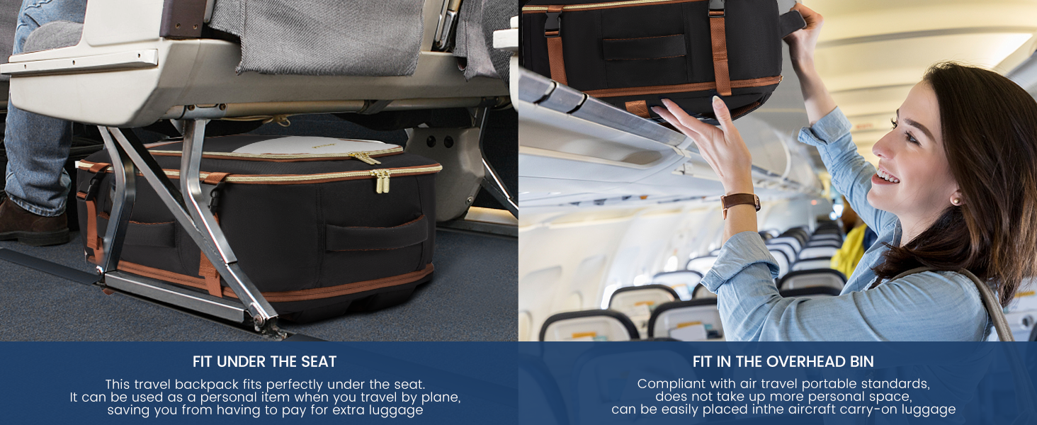 backpack for traveling on airplane