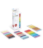 KINGART 175-48 Soft Chalk Pastels, 48 Assorted Colors, Square Charcoal, Drawing Media for All Artist