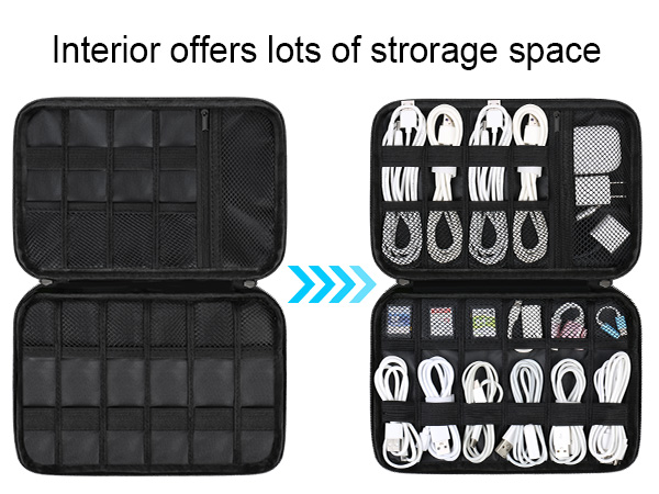 Cable Organizer Bag For Cords