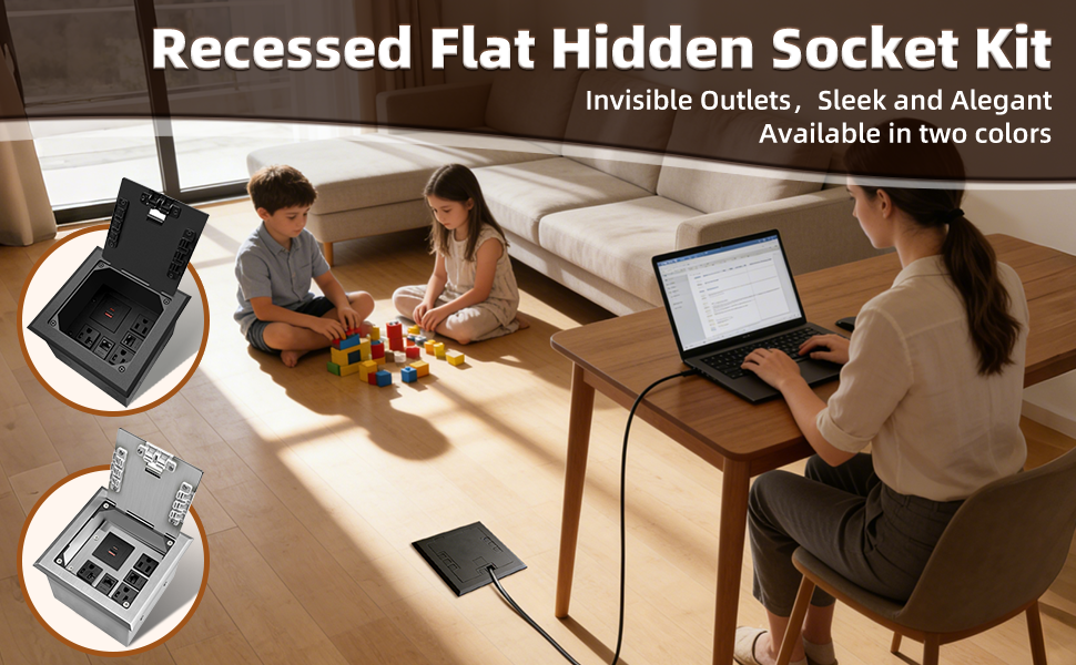 Flat Hidden Socket Kit