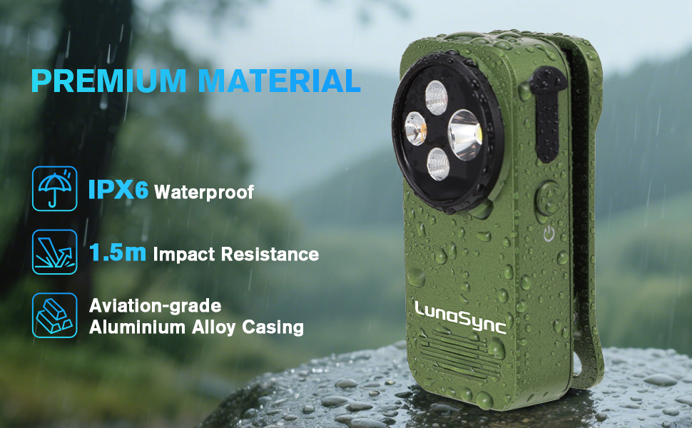 EDC Flashlight Clip-on Light