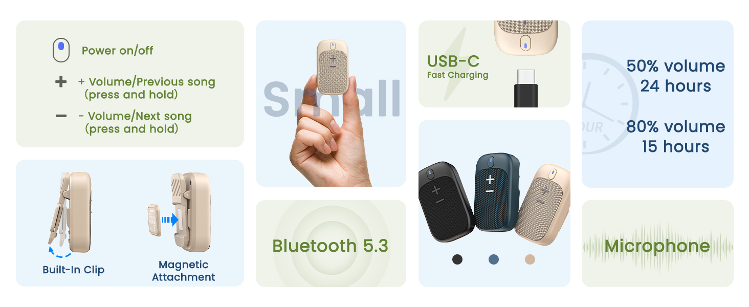 Wearable Bluetooth Speaker