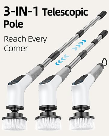 electric spin scrubber