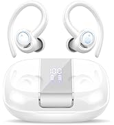Wireless Earbuds Bluetooth 5.3 Headphones Sports, 48Hrs Playback Over Ear Buds with CVC8.0 Mic, B...