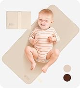 Baby Uma Vegan Leather Baby Changing Mat - Waterproof &amp; Wipeable Changing Pad, XL for Growing Bab...