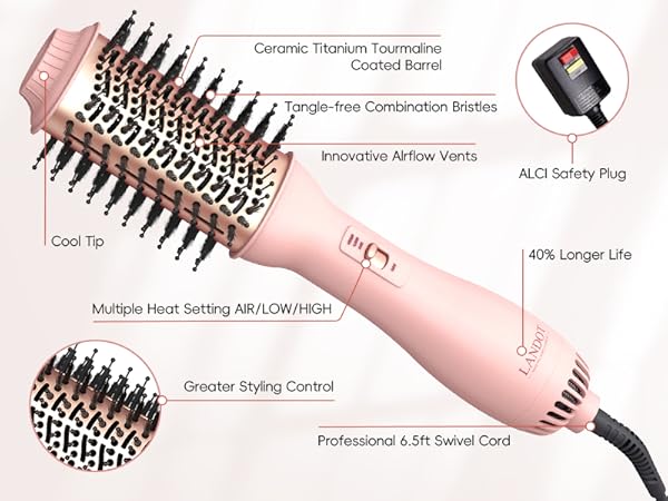 hot hair blow dryer brush