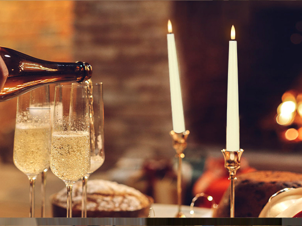 LED taper candlesticks