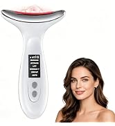 GIHWRRI Red Light Therapy for Face, Anti-Aging Wrinkle Reduction Skincare LED Light Therapy Mask ...