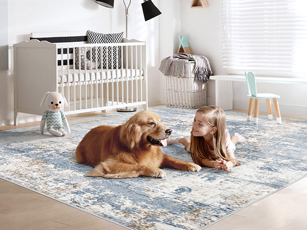 xluez kid and pet friendly rug